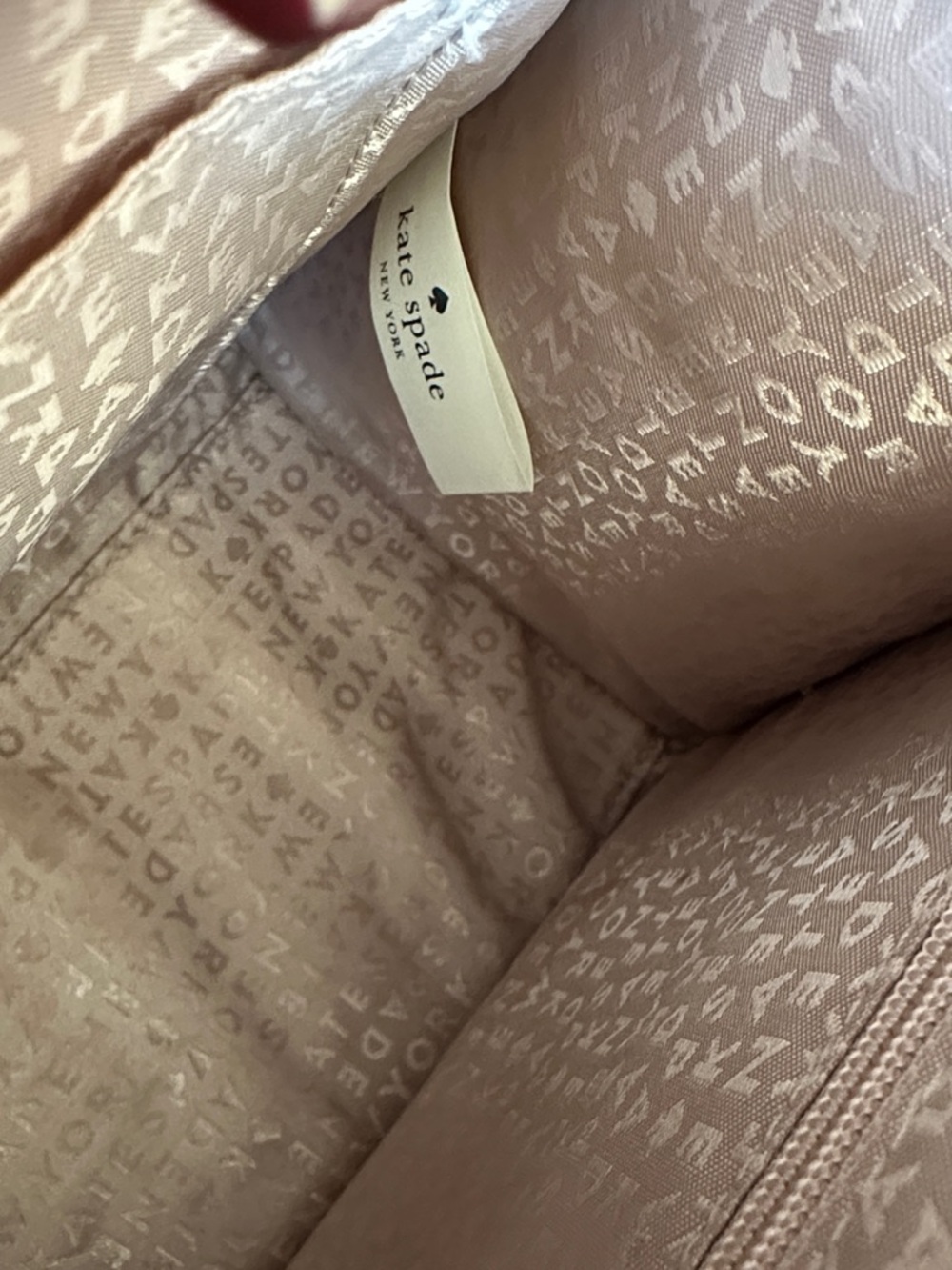 kate spade Blush Beige Leather Top-Handle Satchel with Gold Hardware - Picture 2 of 6